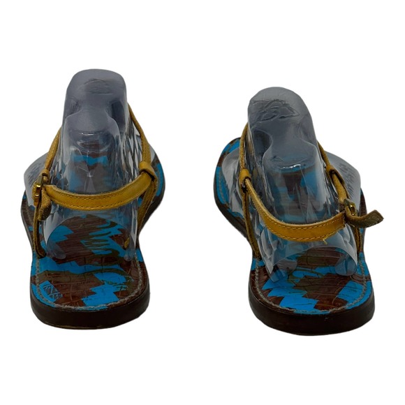 Sam Edelman yellow flat sandals size 9M - Picture 3 of 10